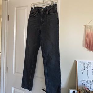 RE/DONE black denim jeans